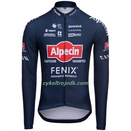 Cykeltrøje Langærmet 2022 Alpecin-Fenix Blå